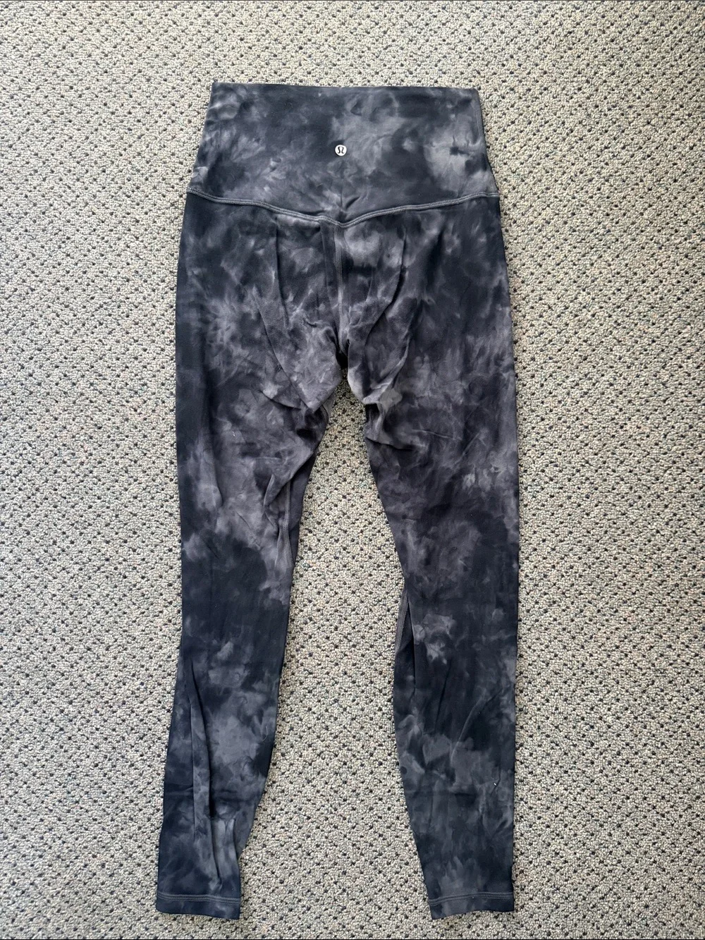Lululemon Align Black Tie-Dye Leggings
